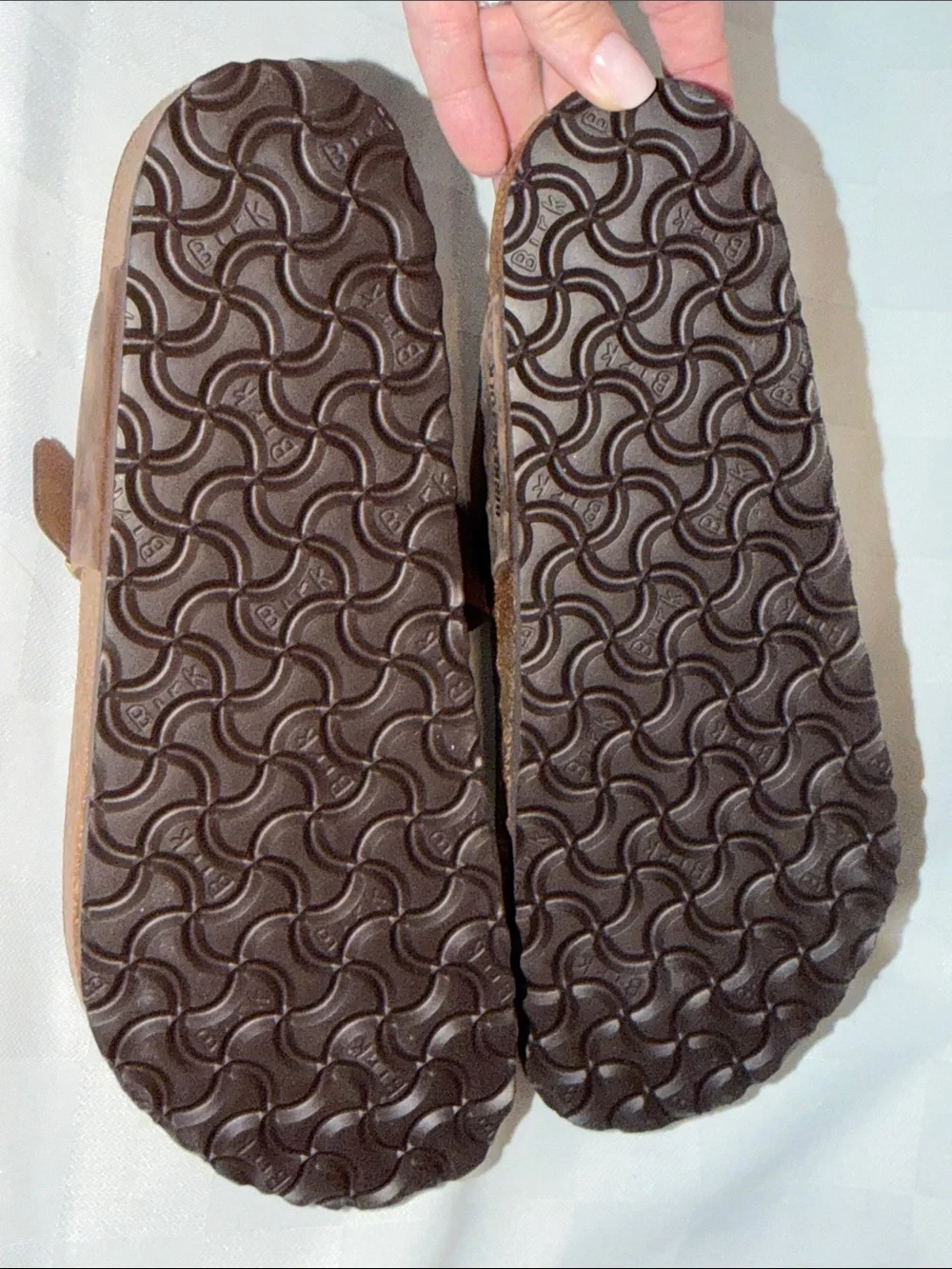 Sz 41 10-10.5 Birkenstock Brown Habana Braided Oiled Leather Sandals